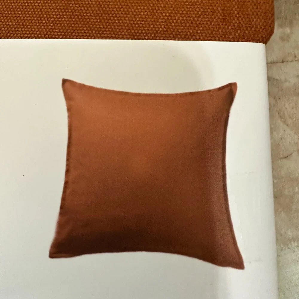 New Ikea Majbraken Gurli Cushion Cover Brown Orange 20